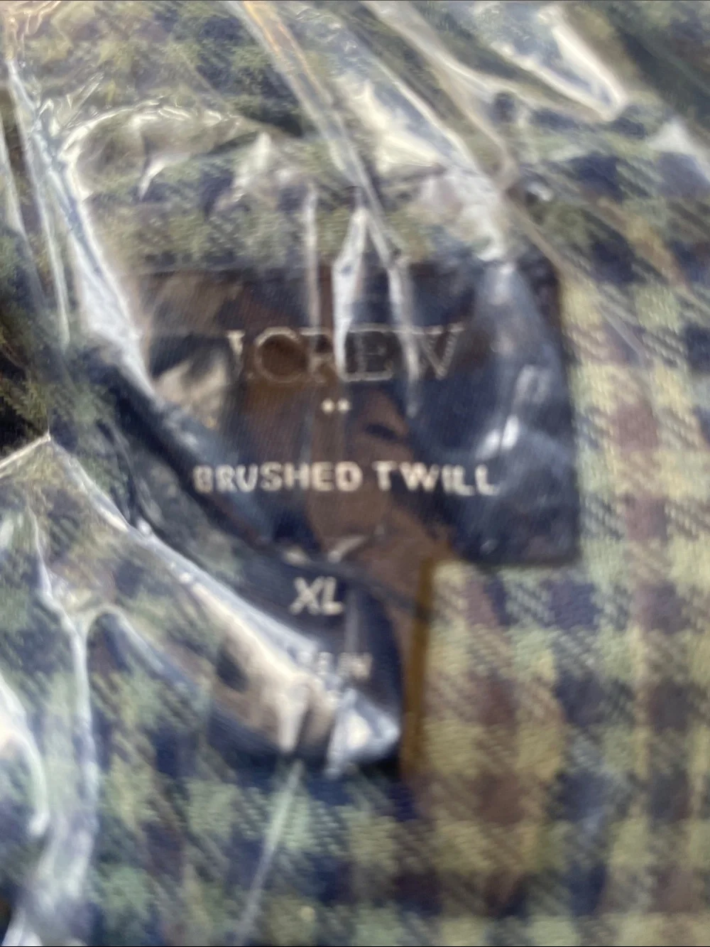 J. Crew Brushed Twill Shirt Size XL NEW w/ Tag